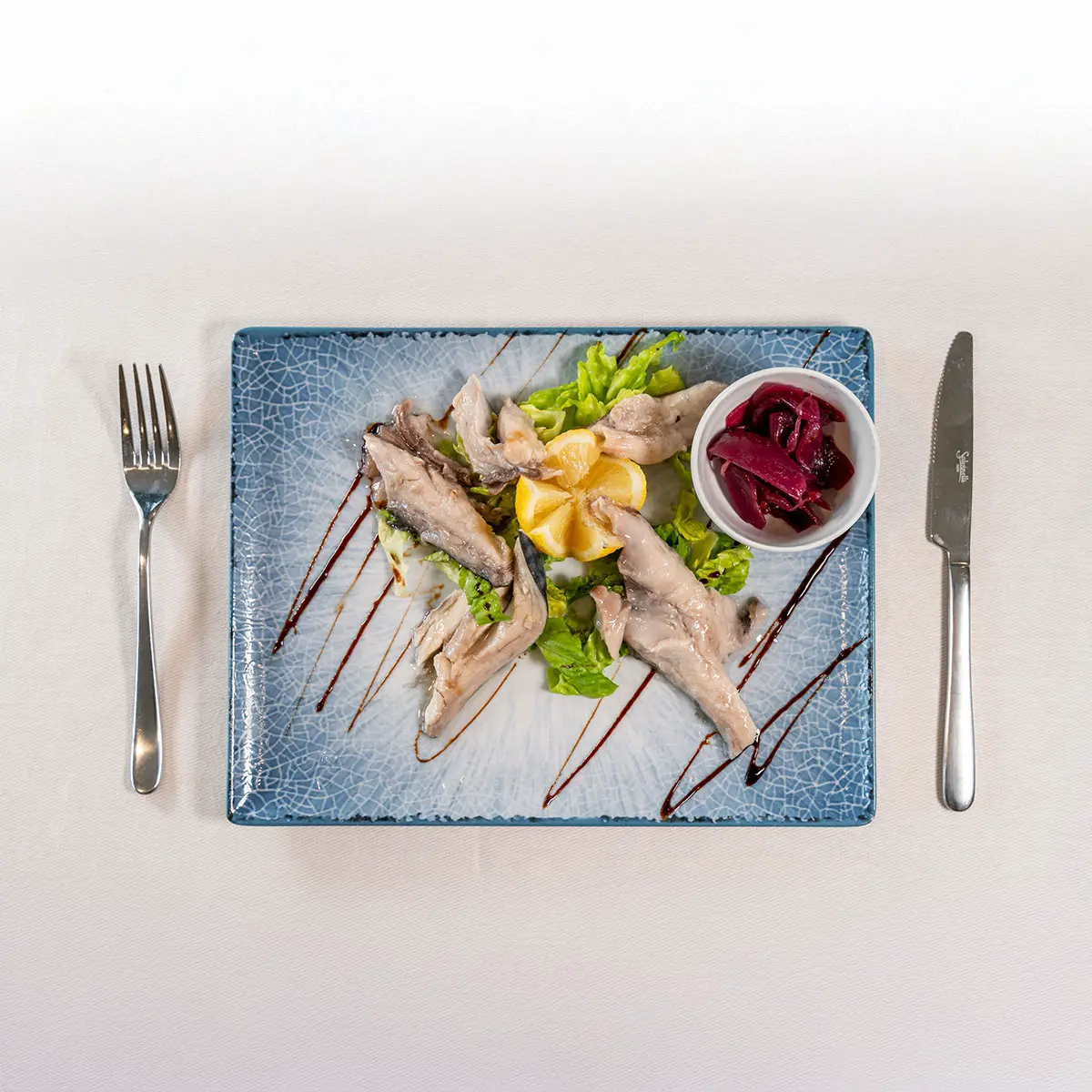 Seafood dishes at Ristorante Nauta in Cervia